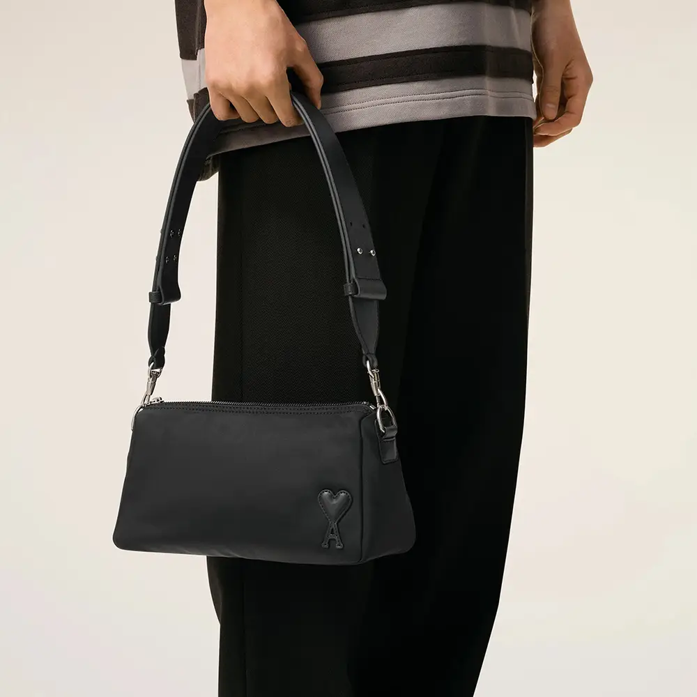 AMI Paris Nylon Marcel Bag Black – voilà.id