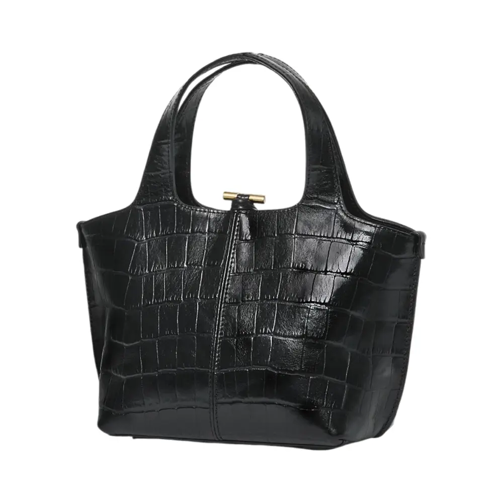 Atelier de LUMEN Panier Petit Tote Bag Pattern Black – voilà.id