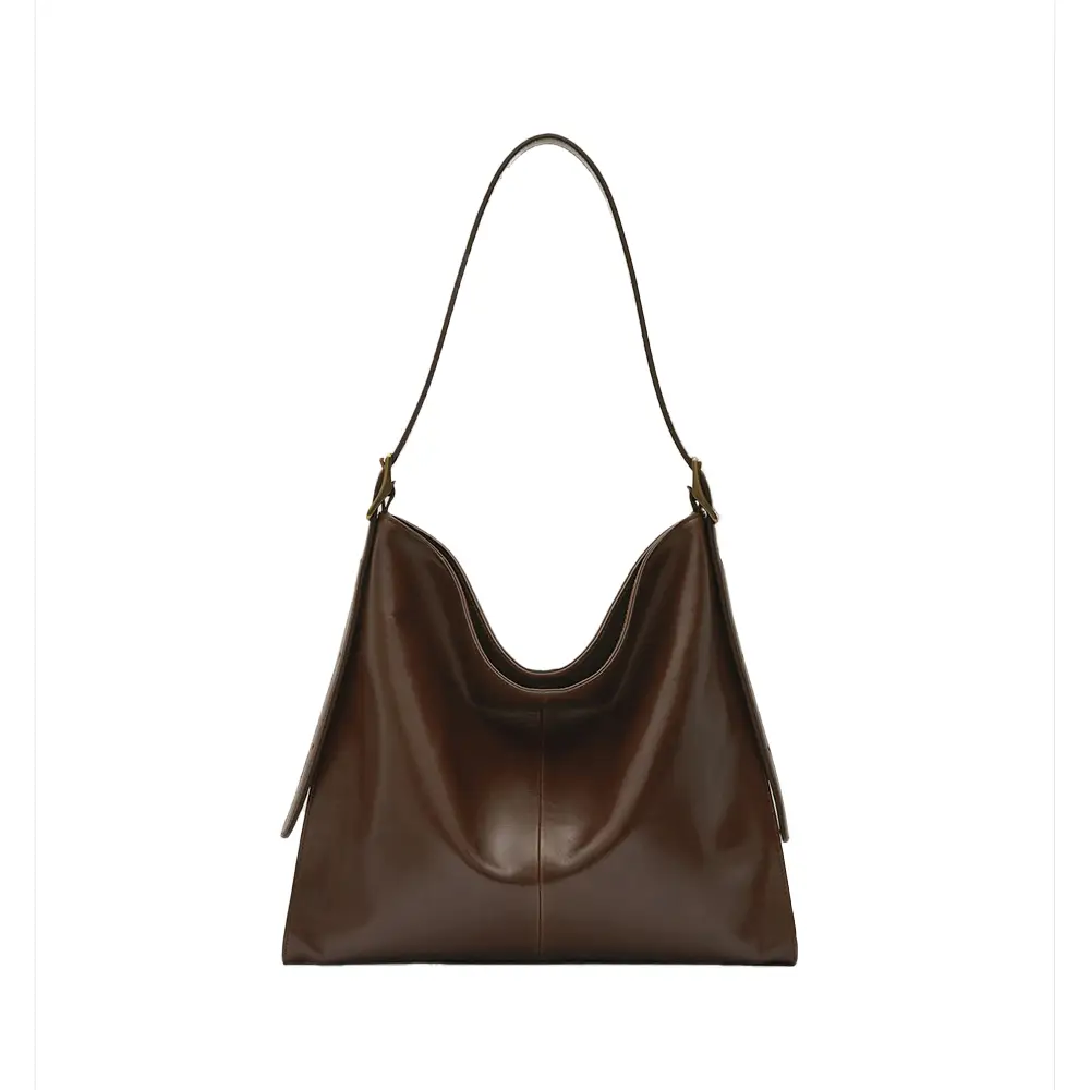 Atelier de LUMEN Arete Leather Shoulder Bag Oak Brown – voilà.id
