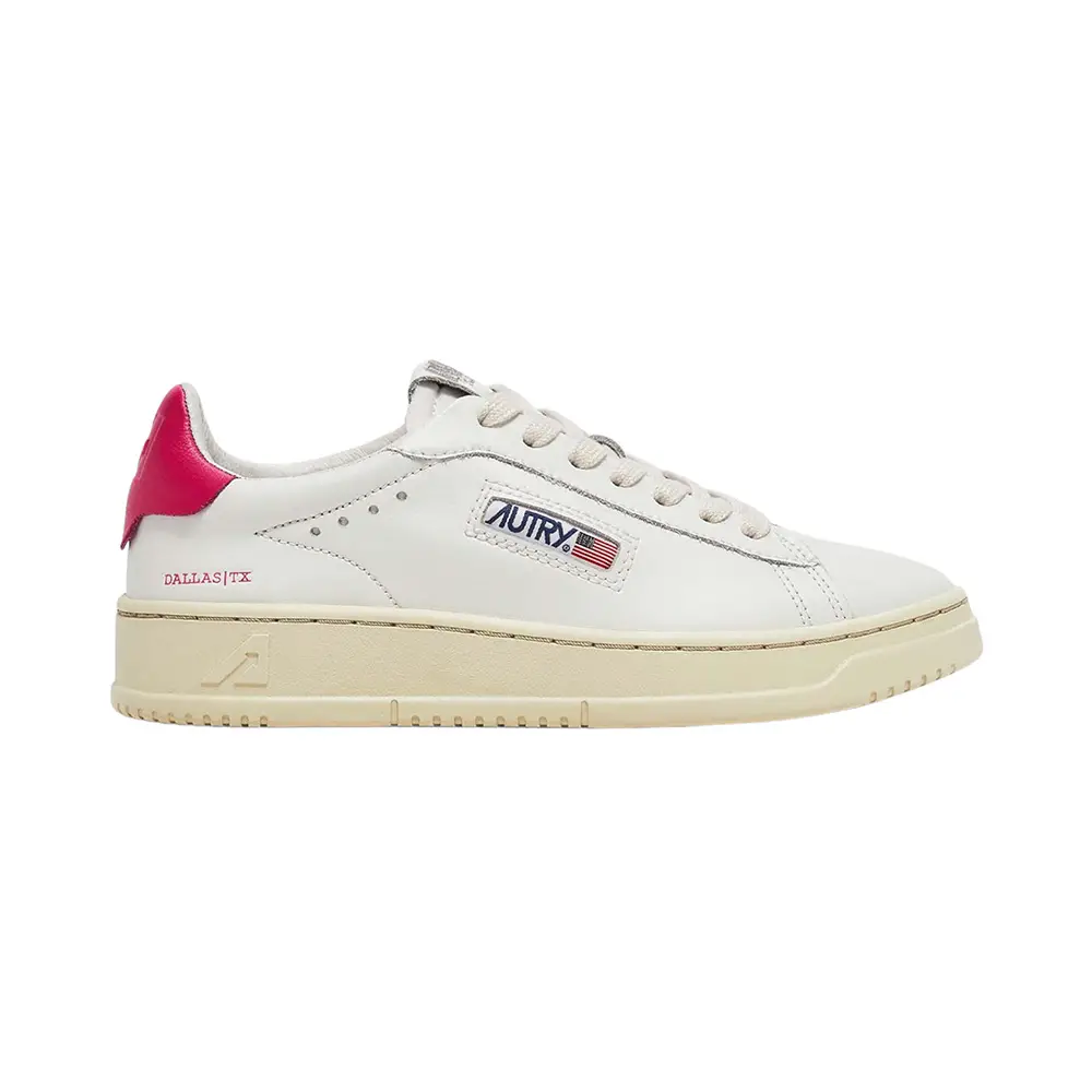 Autry Medalist Low-Top Sneakers Leather White/Gold Women Autry Medalist Low-Top Sneakers Leather White/Gold Women