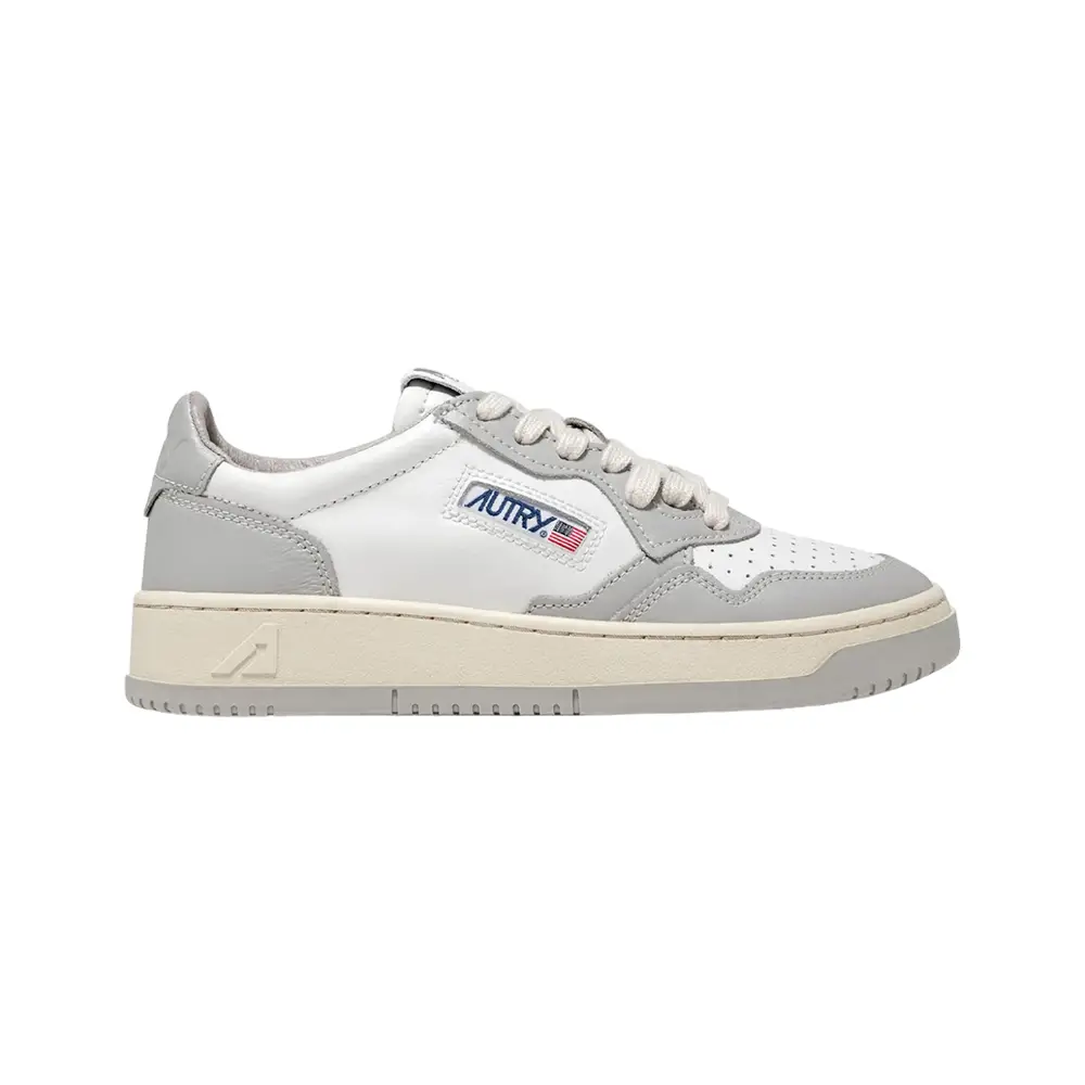 Autry Medalist Bicolor Low-Top Sneakers Leather White/Vapor Autry Medalist Bicolor Low-Top Sneakers Leather White/Vapor