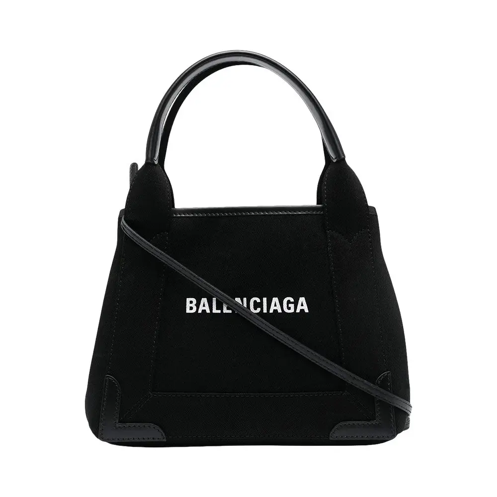 Balenciaga navy small cabas hotsell