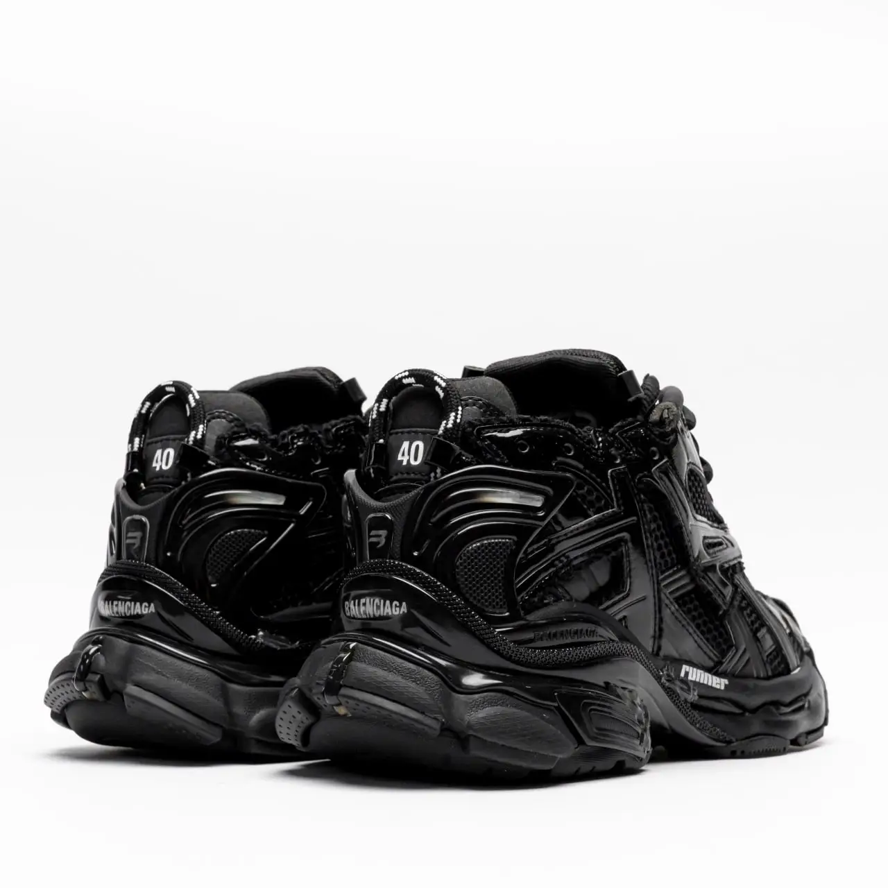 Balenciaga Runner Sneakers Mesh and Nylon Black Men – voilà.id