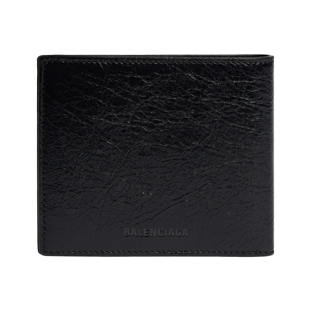 Balenciaga Le Cagole Square Folded Wallet Black – voilà.id