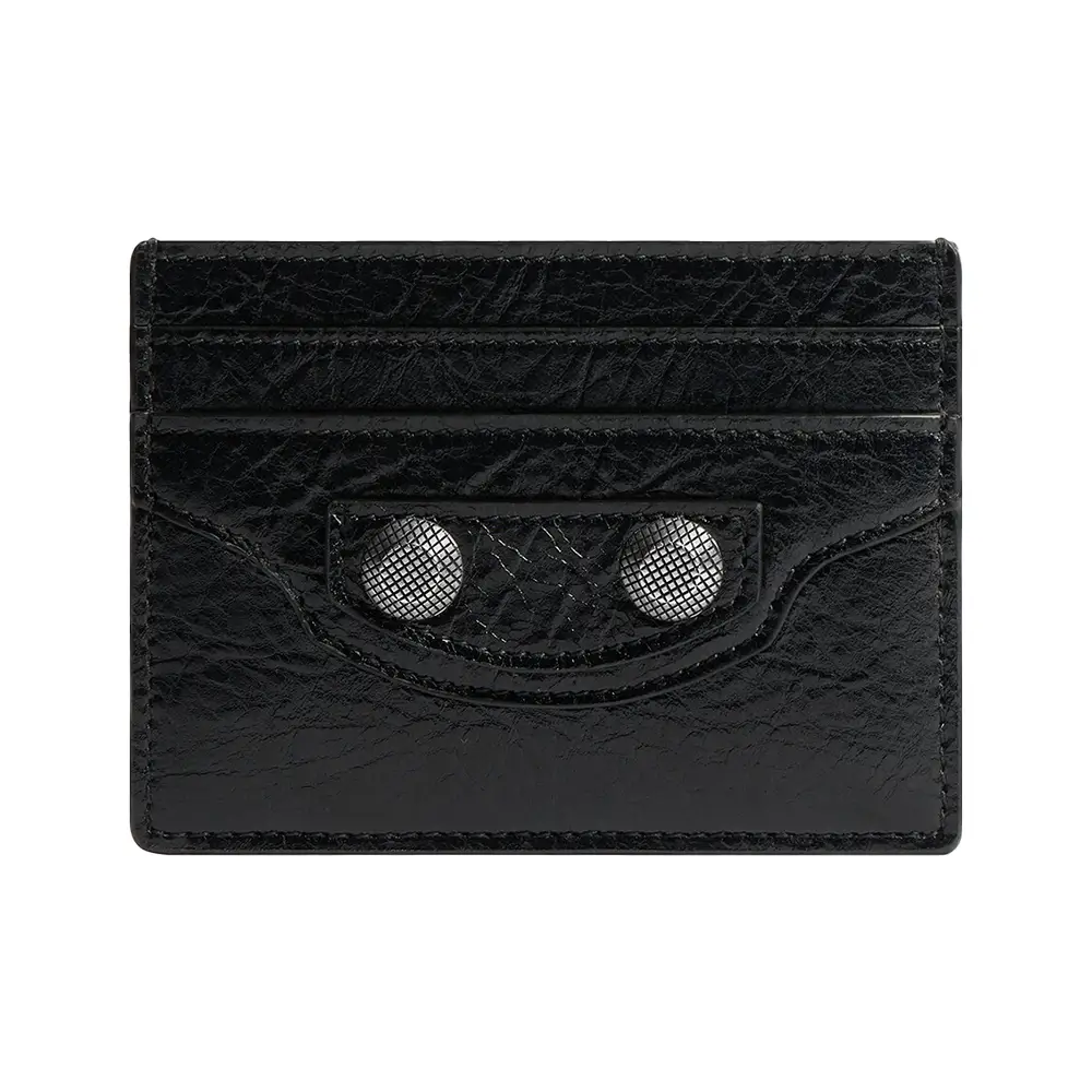 Balenciaga Le Cagole Card Holder Arena Lambskin Leather