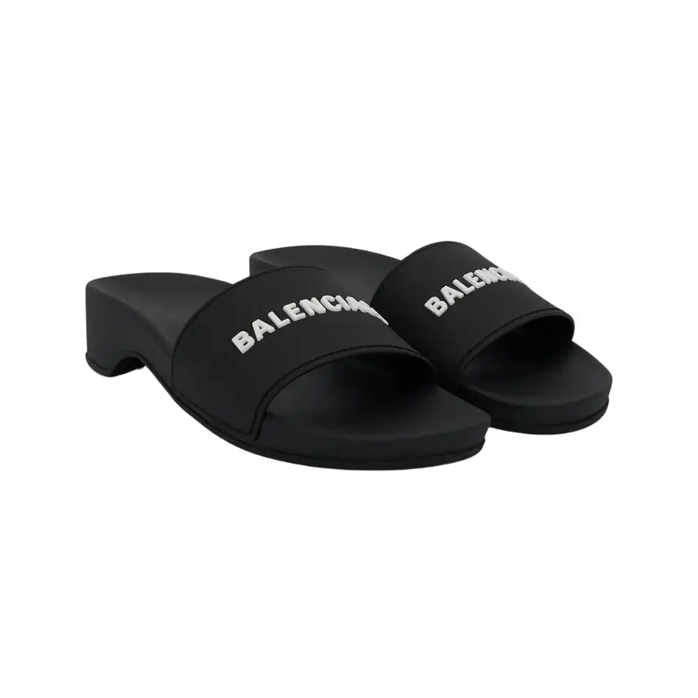 Balenciaga Pool Clog 50 Slide Sandals Black Women – voilà.id