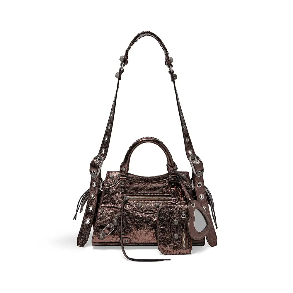 国内即発【BALENCIAGA】Neo Cagole XS 700940 ベージュ×SV金具 Balenciaga 2023 Neo Cagole XS - Neutrals Shoulder Bags