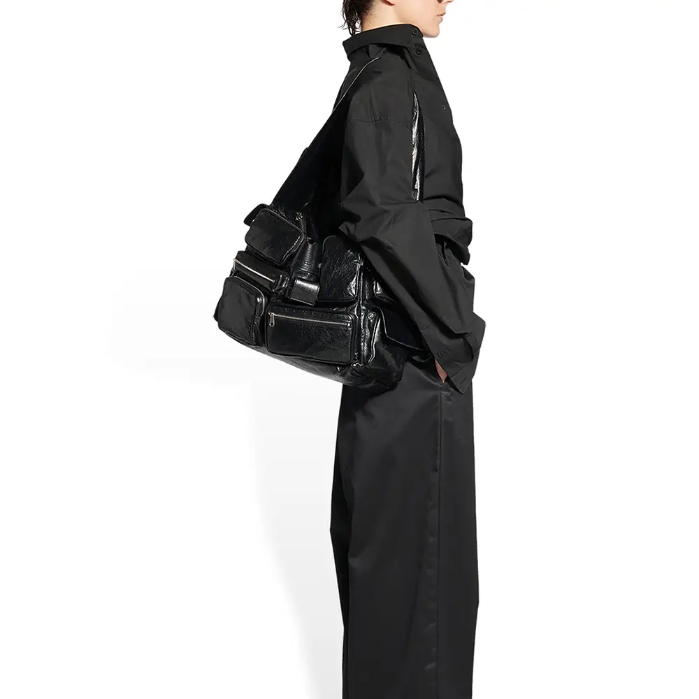 Balenciaga Superbusy Large Sling Bag Black – voilà.id
