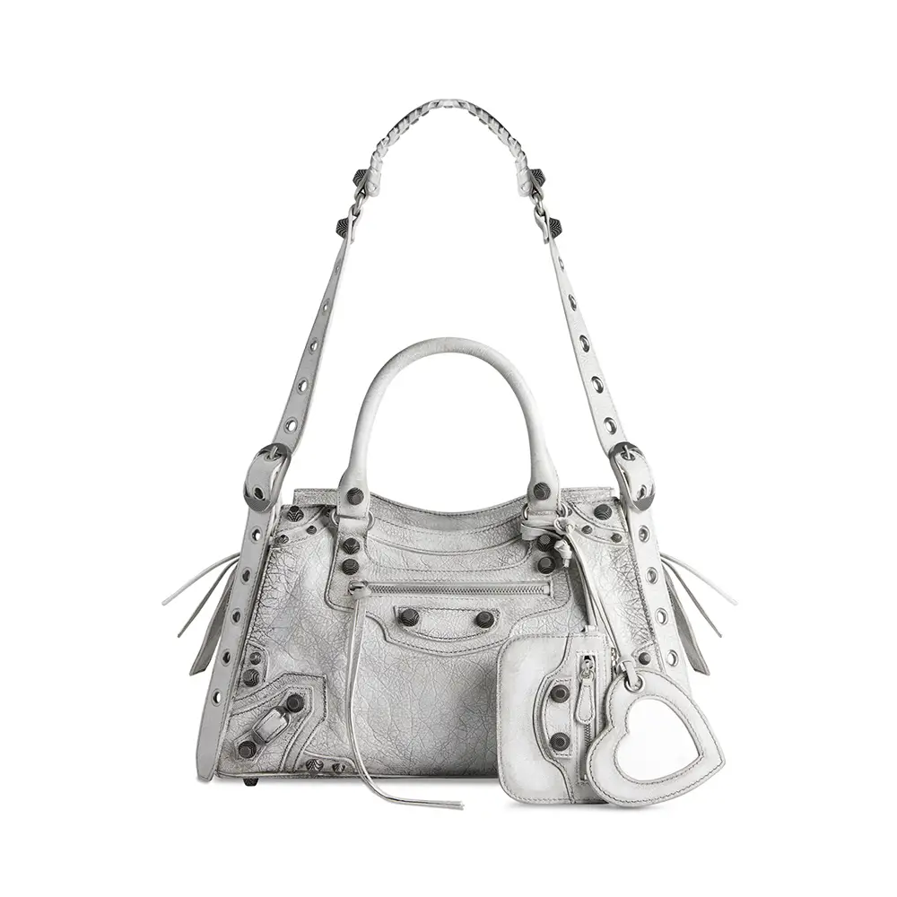 直営店☆BALENCIAGA☆ NEO CAGOLE CITY Dirty Effect バッグ Balenciaga Neo Cagole City Handbag Dirty Effect | Saks Fifth