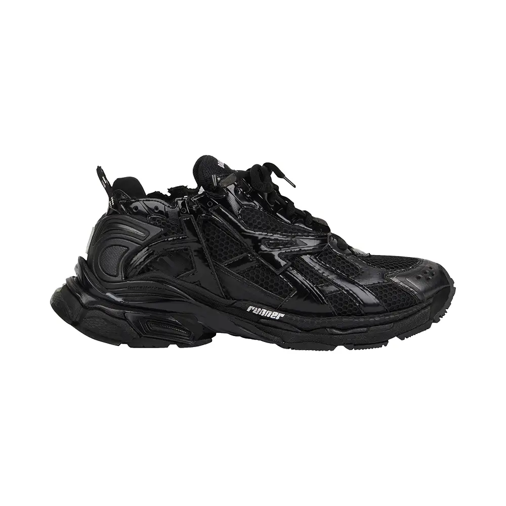 【関税送料込み】Balenciaga RUNNER スニーカー Balenciaga Runner Sneakers Mesh and Nylon Black Men – voilà.id