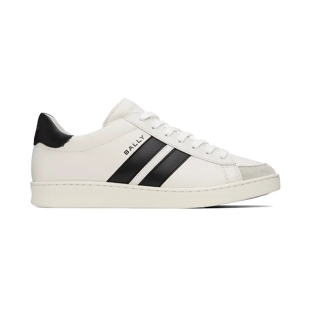 ★韓国の人気★【BALLY】★IVORY LEATHER MAILY SNEAKERS★ 韓国 BALLY(バリー) 靴・ブーツ・サンダル(メンズ) - 海外通販の