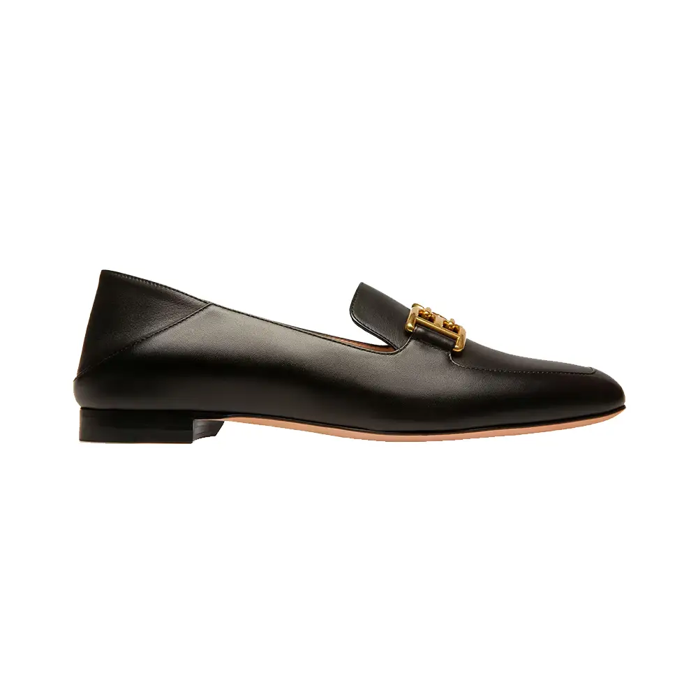 BALLY★関税込み Ellah Flat レザーローファー_ELLAH 6300070 Bally アウトレット！ BALLY バリー ELLAH FLAT 本革 ローファー