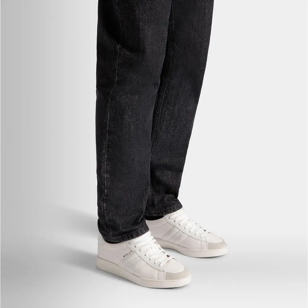 Bally Tyger Leather Sneakers White – voilà.id