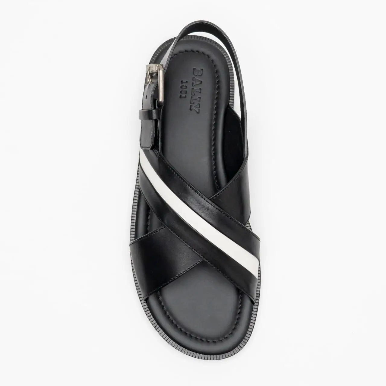 Bally Jamilo Calf Leather Sandals Black – voilà.id
