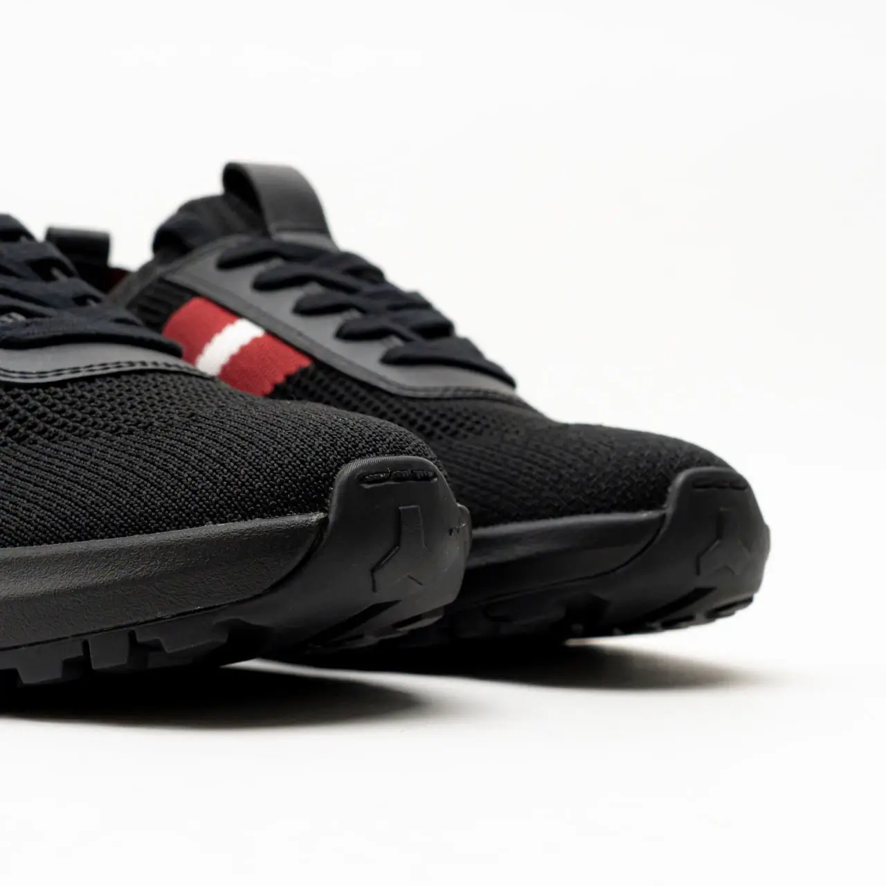 Bally Darnell-T Ouline Knit Sneakers Black Red – voilà.id