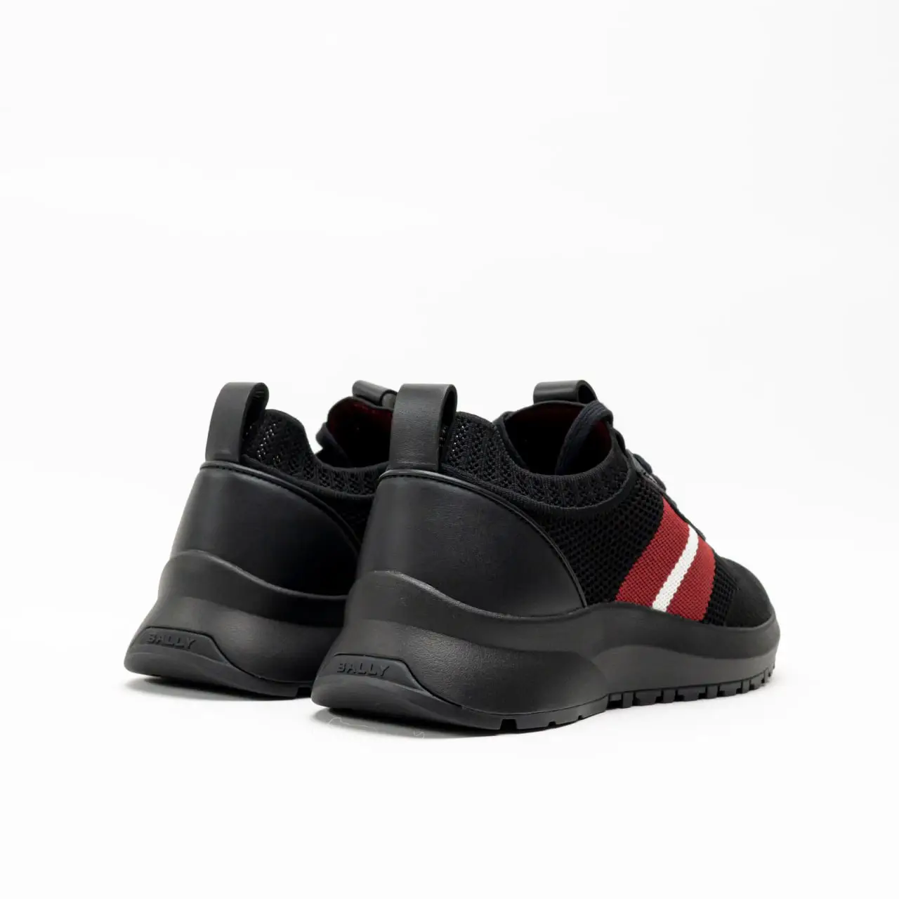 Bally Darnell-T Ouline Knit Sneakers Black Red – voilà.id