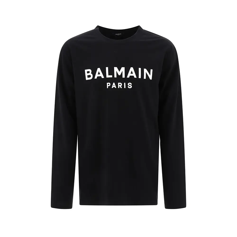 Tシャツ・カットソー BALMAIN SS24 VINTAGE LOGO T-SHIRT (CH0EG010_BC72YGD) Vintage Balmain embroidered T-shirt - Men | BALMAIN