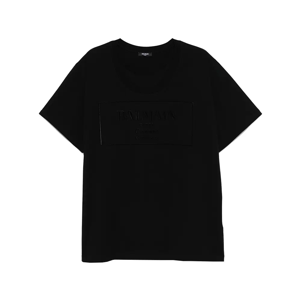 Moncler M Grenoble Neck Logo T-Shirt Black – voilà.id
