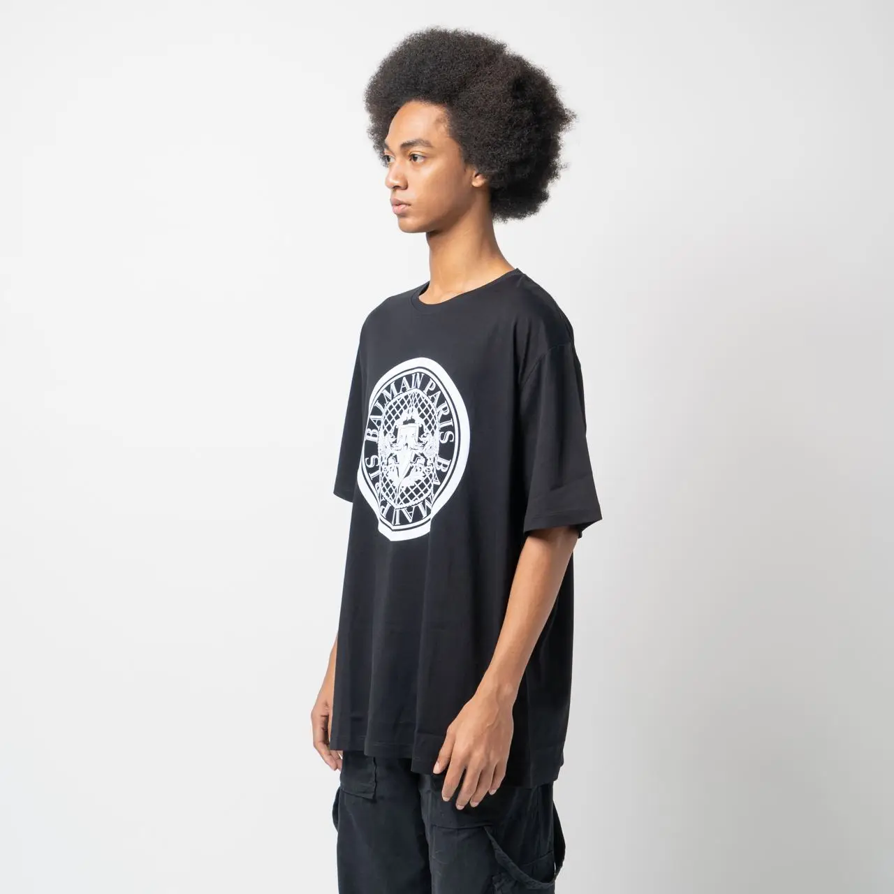 BALMAIN Tシャツ BALMAIN - 【ラスト1点】BALMAIN BUCK T-SHIRT / バックロゴ T