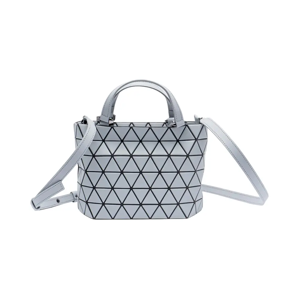 Bao Bao Issey Miyake Crystal Matte Handbag Grey – voilà.id