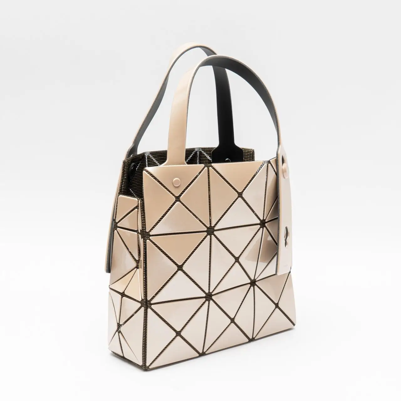 Bao Bao Issey Miyake Carat Small Handbag Yellow Beige – voilà.id