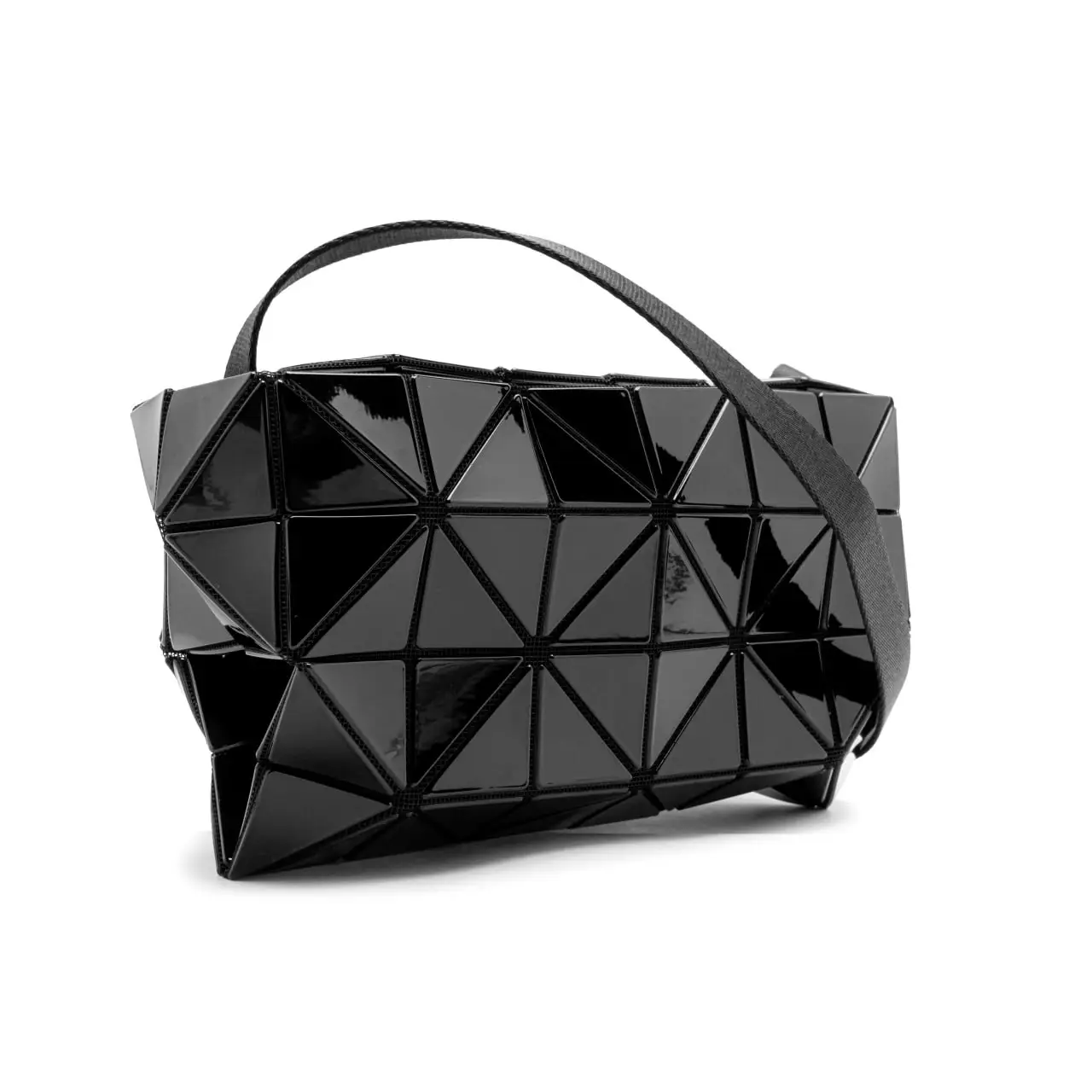 Bao Bao Issey Miyake Carton Shoulder Bag Black – voilà.id