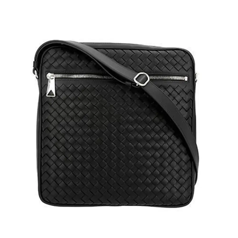 【BOTTEGA VENETA】SMALL MESSENGER BAG Bottega Veneta Small Intrecciato Zip Front Messenger Bag