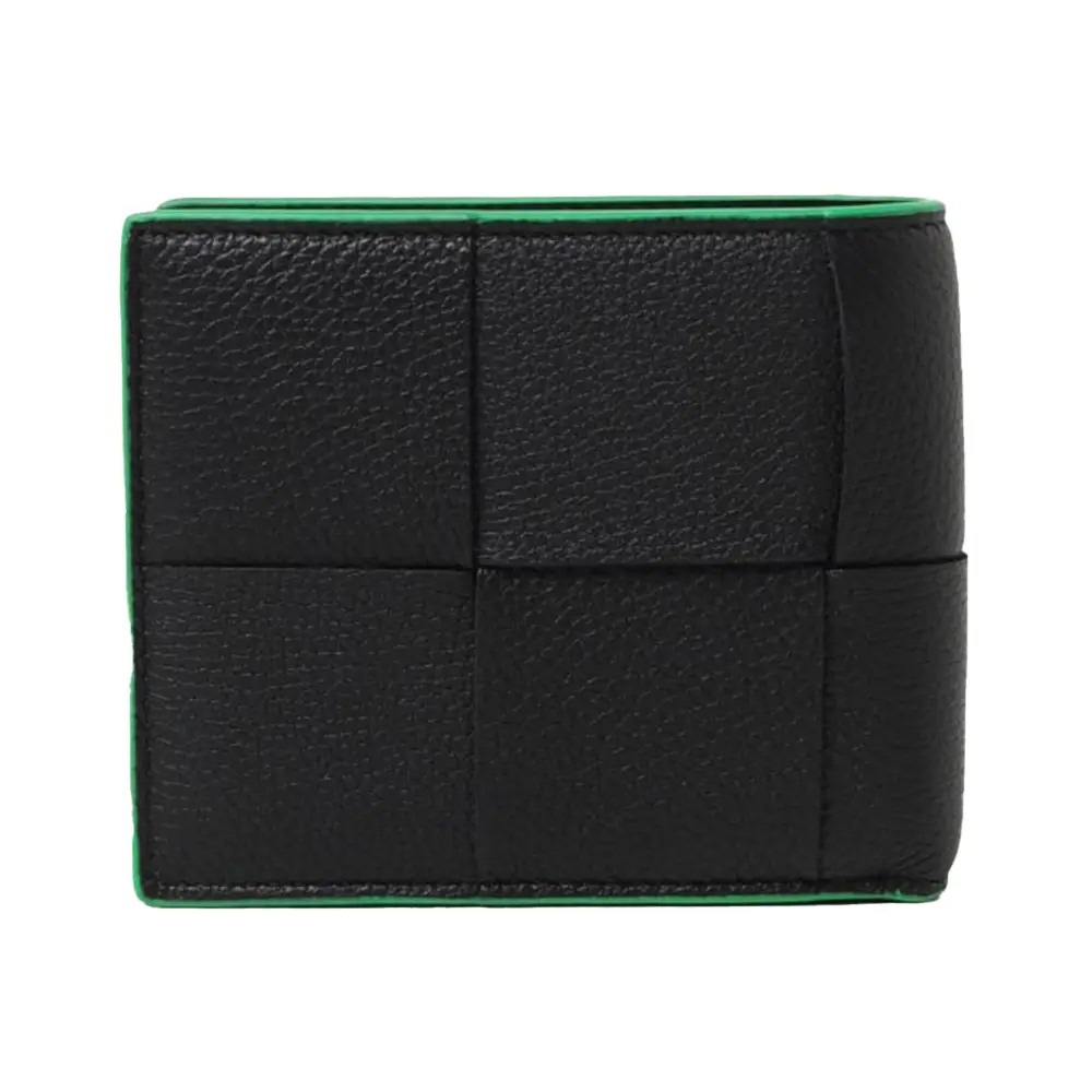 【BOTTEGA VENETA】Intrecciato Calfskin Bi-Fold Wallet Black 3252081-large.webp?w=3840