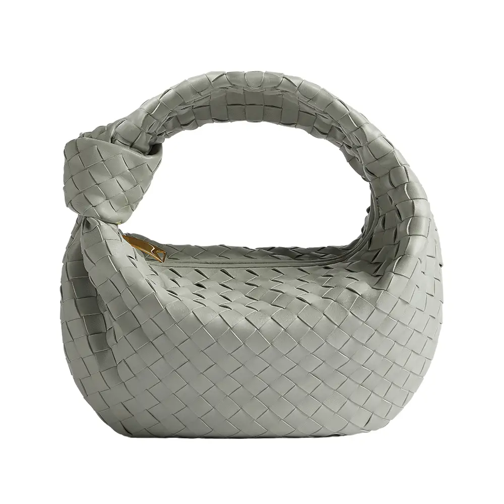 Bottega Veneta Jodie Small Handbag Agate Grey Ghw – voilà.id Bottega Veneta Jodie Small Handbag Agate Grey Ghw – voilà.id