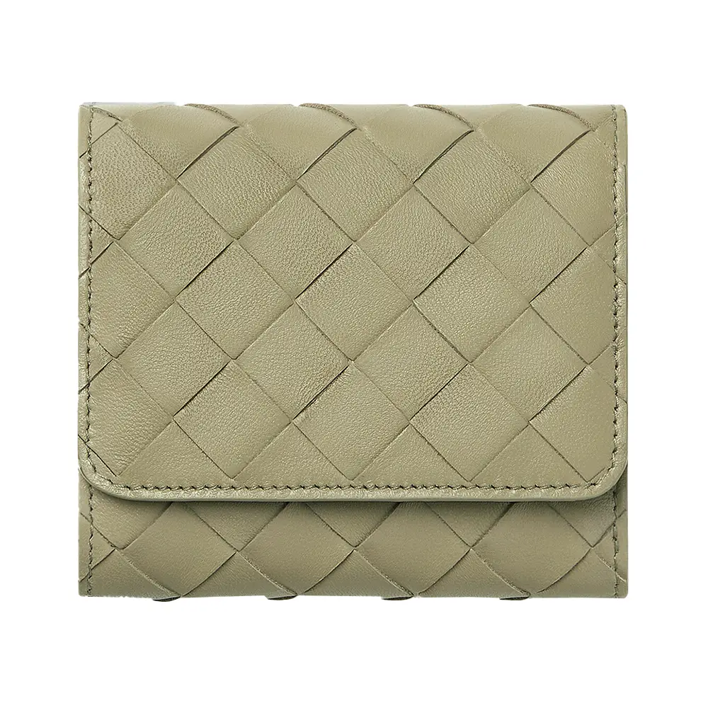 折りたたみ財布 BOTTEGA VENETA Intrecciato Fold Coin Pocket Half Wallet Bottega Veneta® Men's Intrecciato Bi-Fold Wallet With Coin