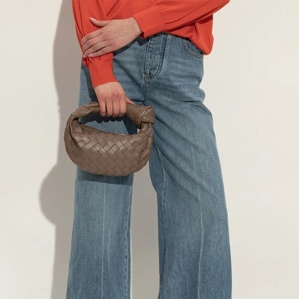 トートバッグ BOTTEGA VENETA Jodi Mini Tote Bag Pinecone 651876VCPP52355 6 Bottega Veneta Intrecciato Jodi Mini Tote Bag 651876