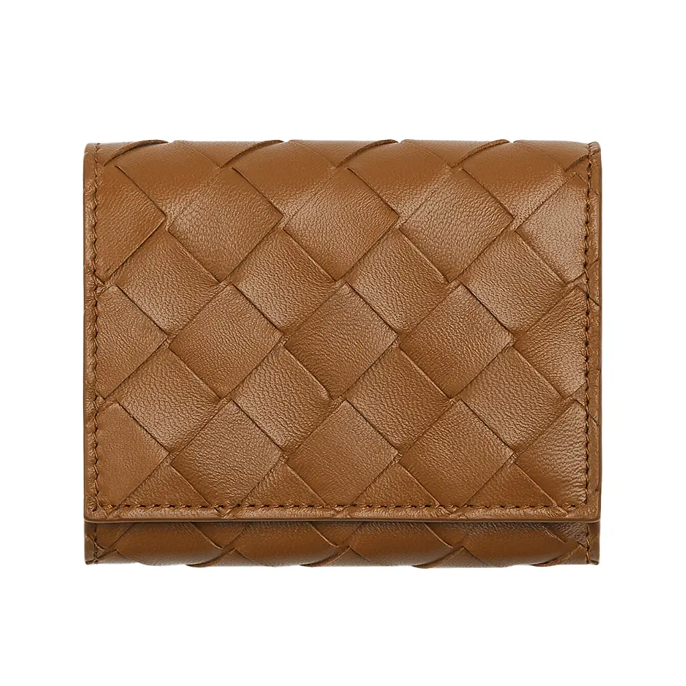 財布・小物その他 BOTTEGA VENETA Woman Wallet Brown 742330VCPP3 2132 Bottega Veneta® Women's Intrecciato Small Bi-Fold Wallet in