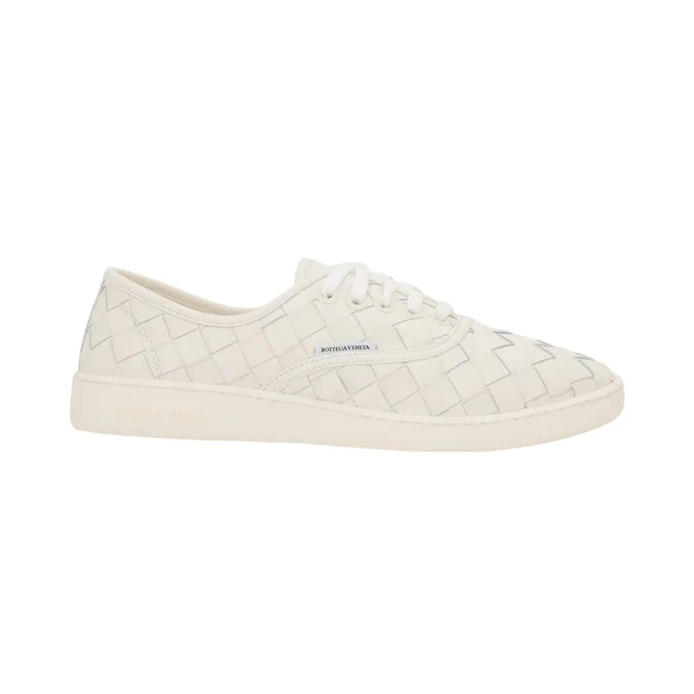 Bottega Veneta Intrecciato Sawyer Sneakers Leather White