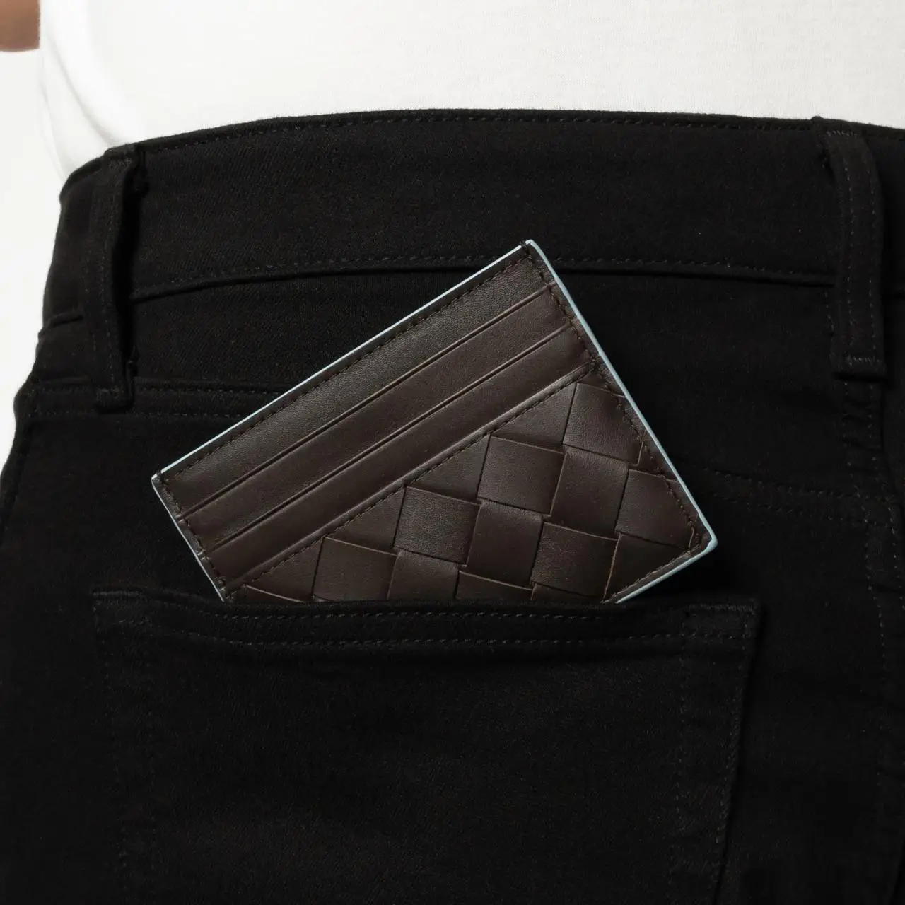 ★BOTTEGA VENETA★ Intrecciato Card Holder Finecone 796324VC BOTTEGA VENETA Intrecciato leather cardholder | NET-A-PORTER