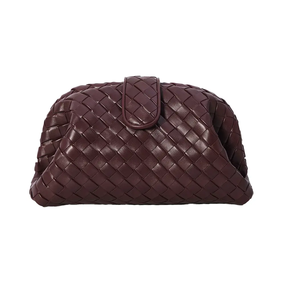 Bottega Veneta Teen Lauren 1980 with Chain Dark Brown – voilà.id