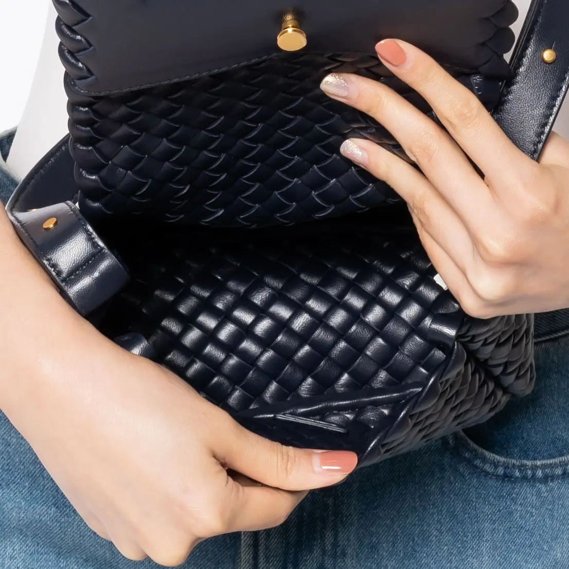 Bottega Veneta Mini Cobble Shoulder Bag Space – voilà.id