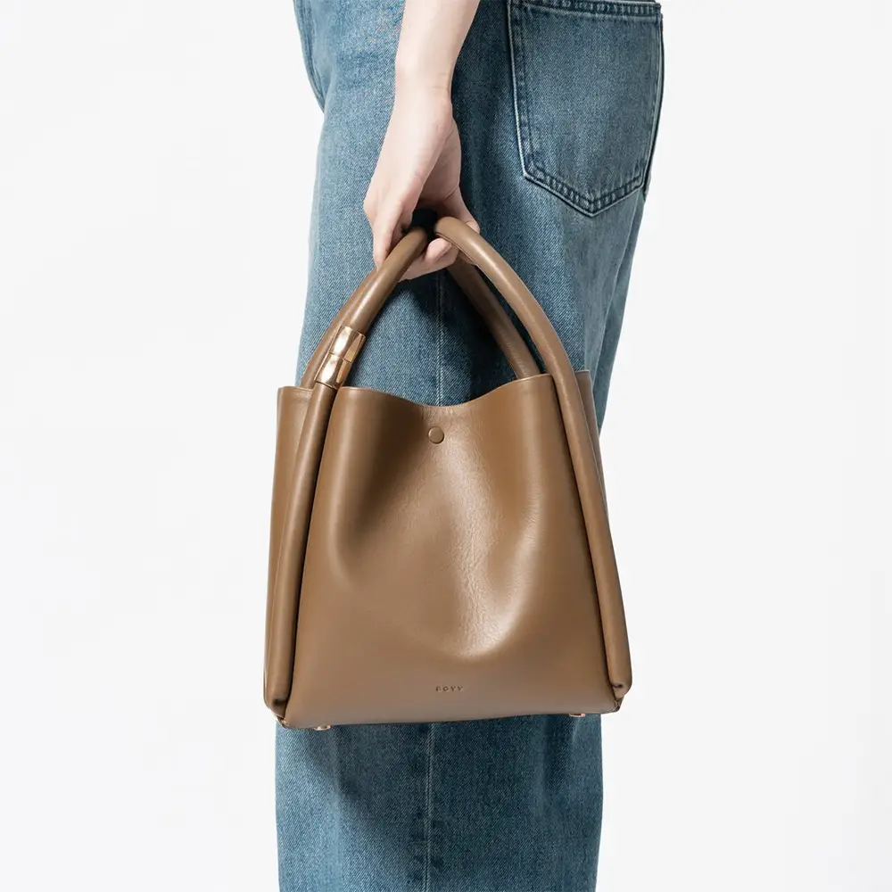 Boyy Lotus 20 Leather Handbag Sesame – voilà.id