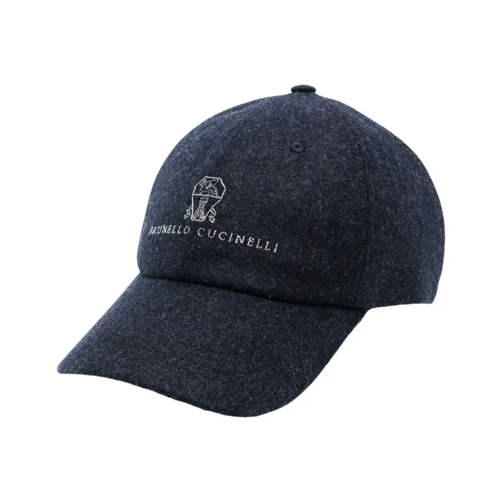 BRUNELLO CUCINELLI カシミヤ スパンコール・ラメ ニット帽 2021-22ss