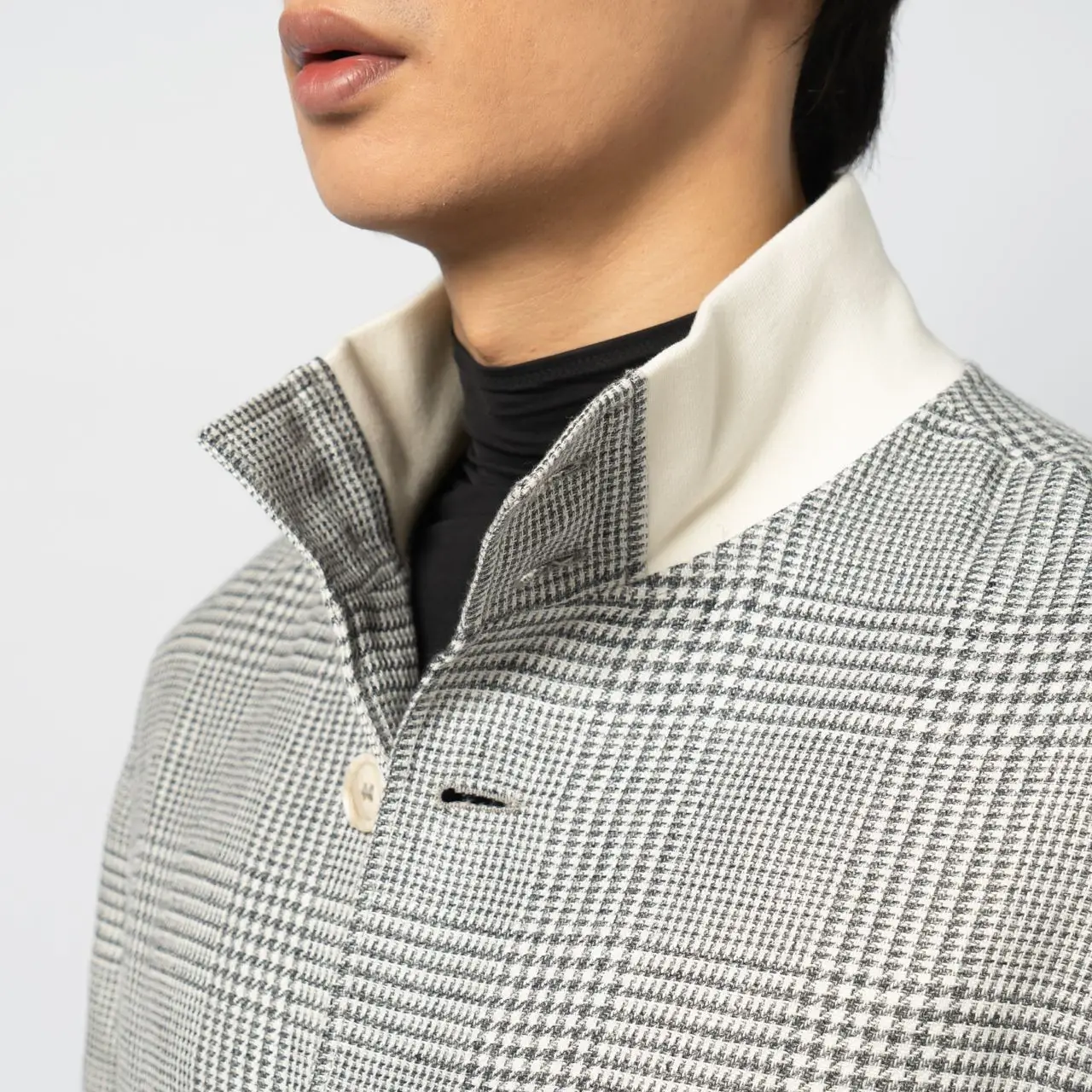 Brunello Cucinelli Linen, Wool and Silk Prince of Wales