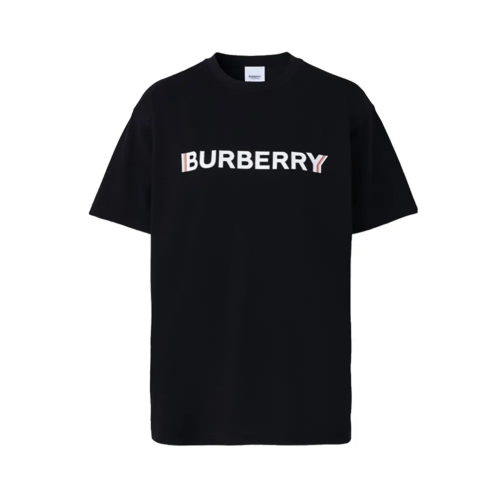 Burberry clumber flocked logo tee online