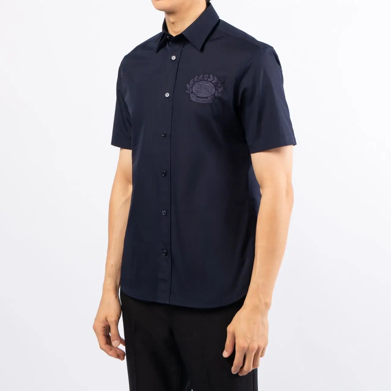 Tシャツ・カットソー Burberry SS25 Embroidered poplin shirt (8101177 C1849) Burberry T-shirt for Women SS25 | GIGLIO.COM