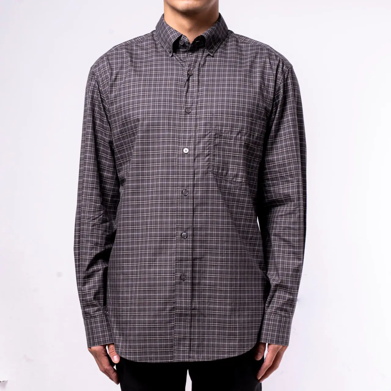 BURBERRY Jalad Check Neck Long sleeve BURBERRY Jalad Check Neck
