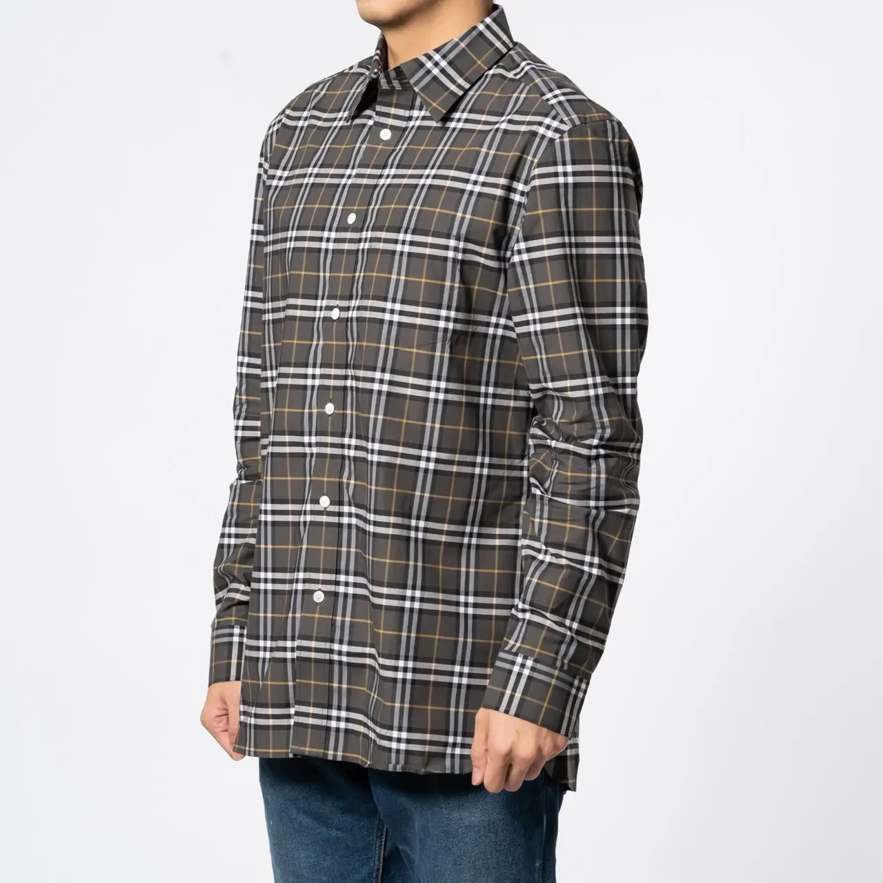 Burberry grey shirt online