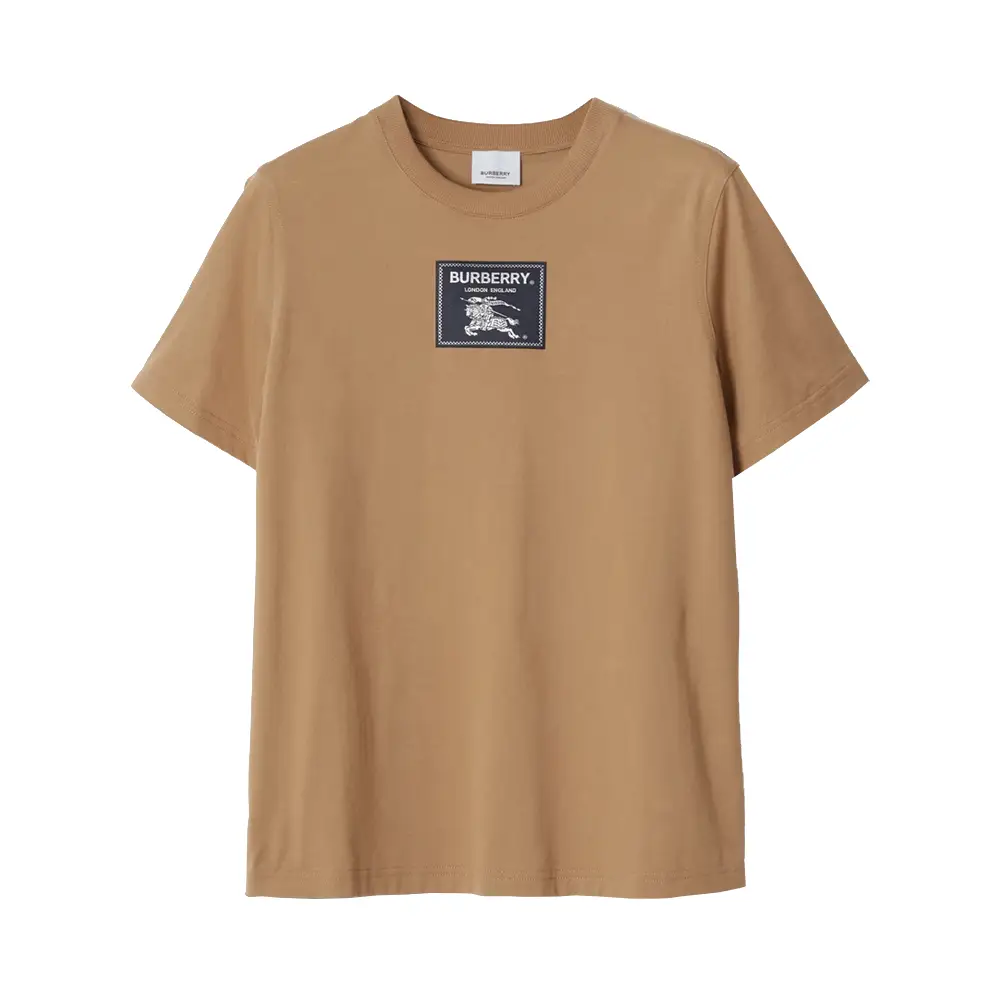 Burberry t shirt womens gold online