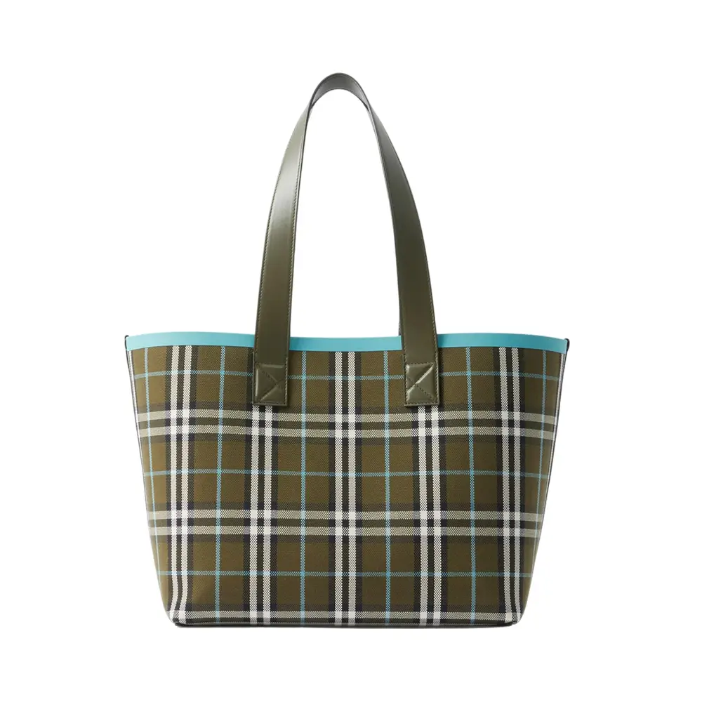 【送料&関税込】Burberry Military Green Canvas Medium Tote T Burberry London Tote Bag Medium Olive Green – voilà.id