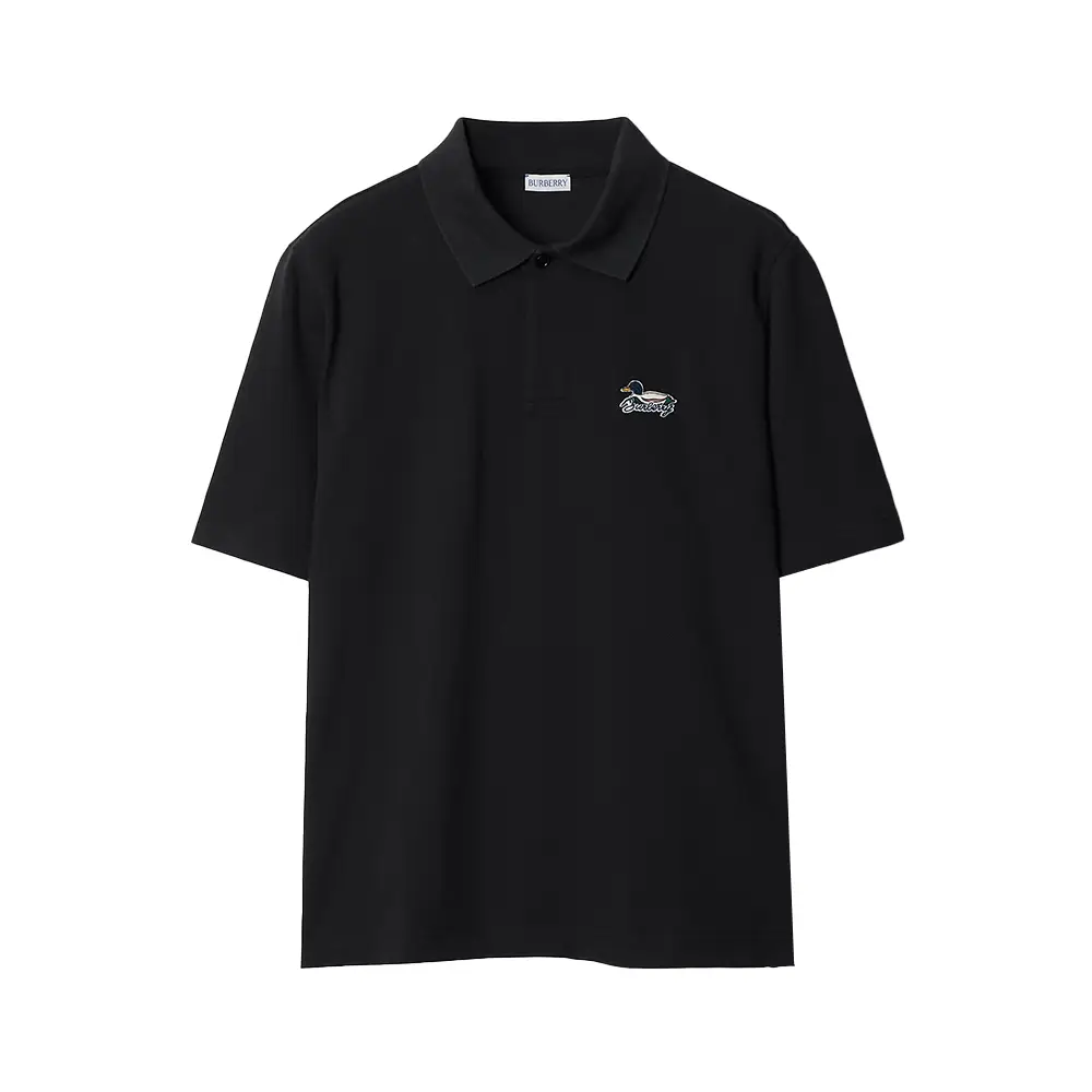 Burberry Hartford Polo Shirt Black hotsell XL