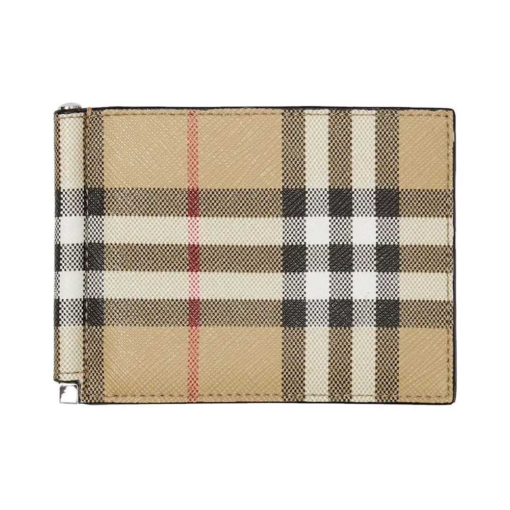 Burberry Vintage Check Bi-Fold Clip Wallet Archive Beige – voilà.id Burberry Vintage Check Bi-Fold Clip Wallet Archive Beige – voilà.id