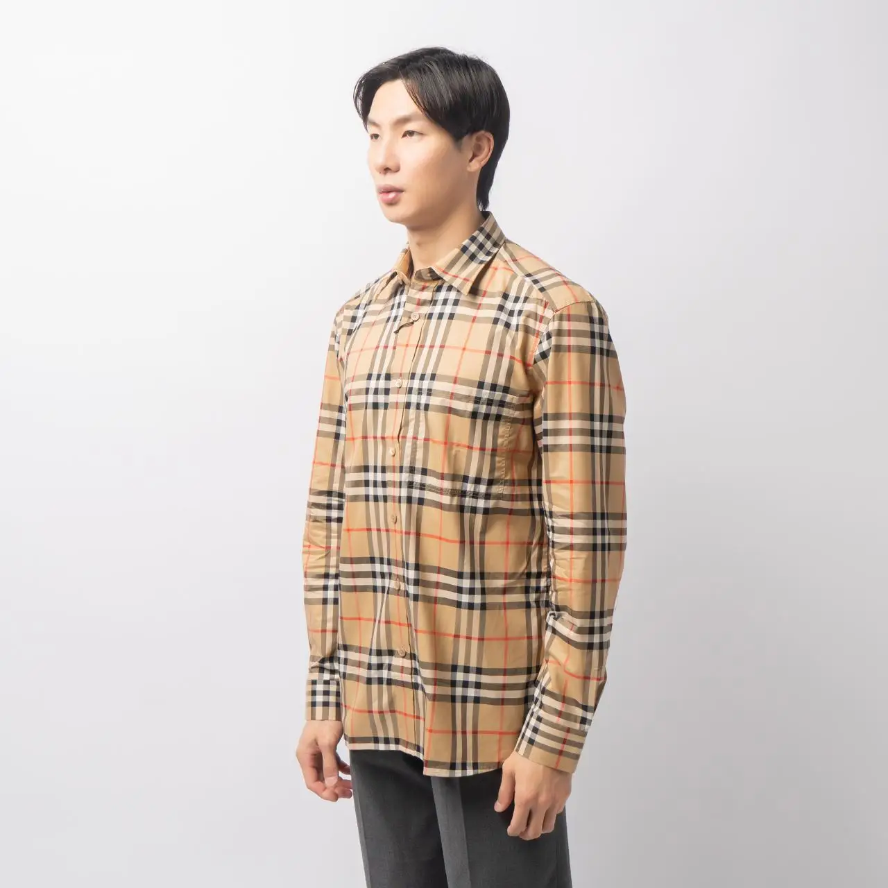 Burberry Check Cotton Shirt Regular Fit Archive Beige – voilà.id Burberry Check Cotton Shirt Regular Fit Archive Beige – voilà.id
