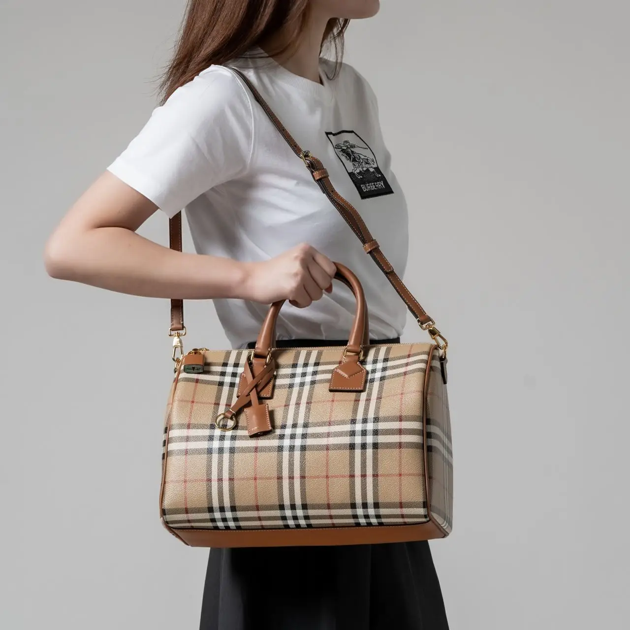 BURBERRY PRORSUMチェックウールブランケットブラウン BURBERRY PRORSUMチェックウールブランケットブラウンプローサム