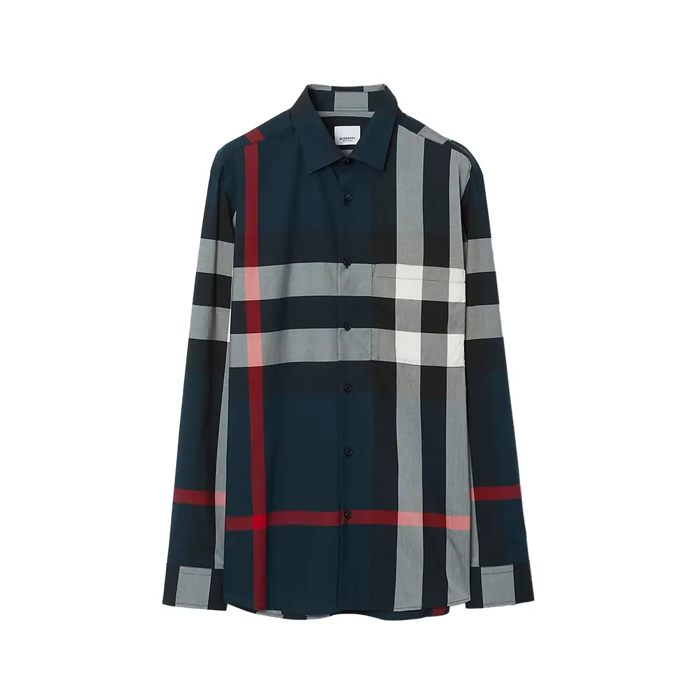 Givenchy Contemporary Fit with Collar Detail Shirt Black Givenchy Contemporary Fit with Collar Detail Shirt Black